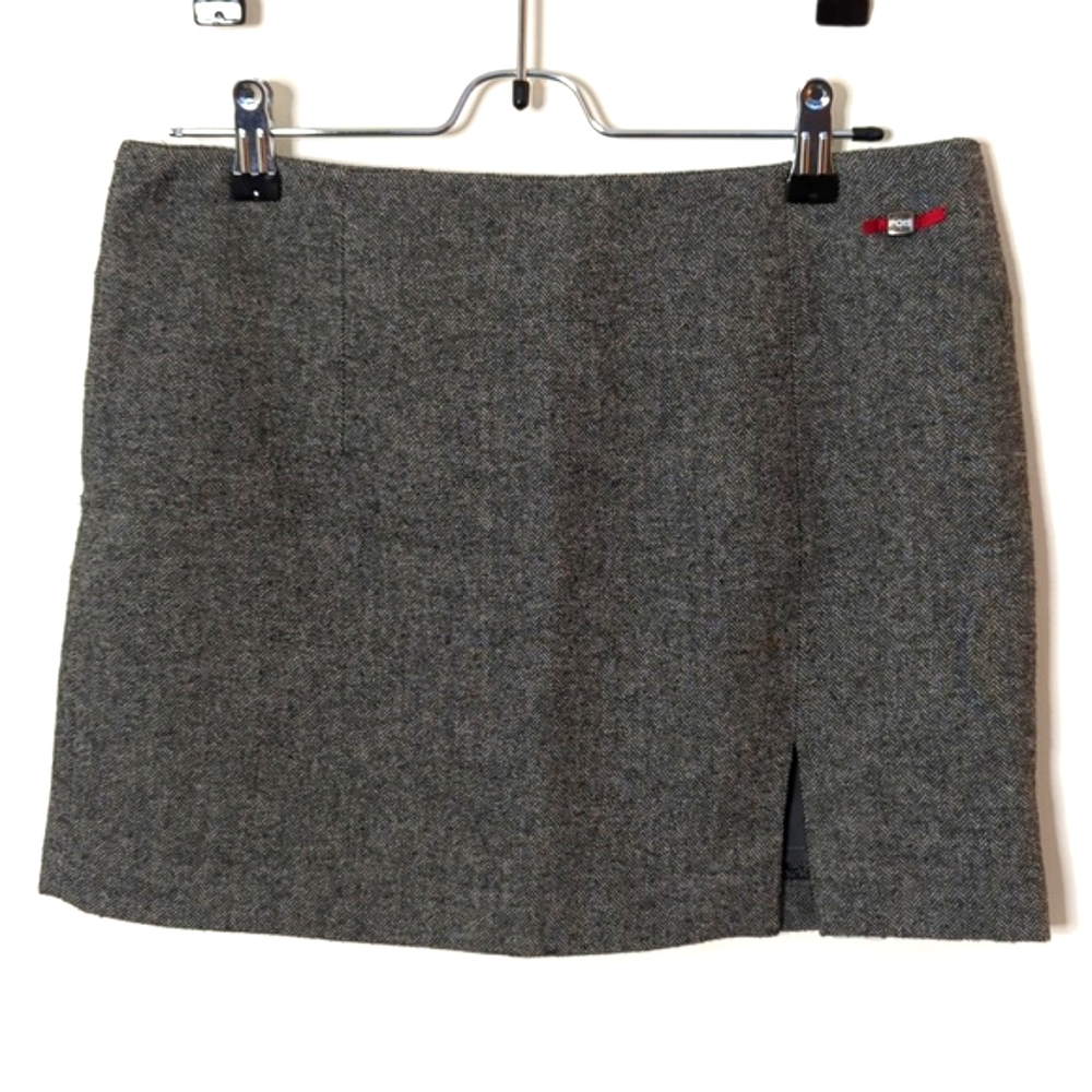 Italian Made Wool Mini Skirt, size S